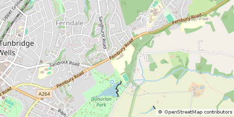 Map of Tunbridge Wells