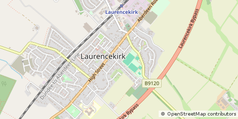 Map of Laurencekirk