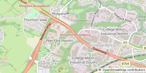 Map of East Kilbride, East Ayrshire