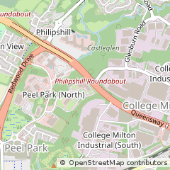 Map of East Kilbride, East Ayrshire