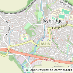 Map of Ivybridge, Devon