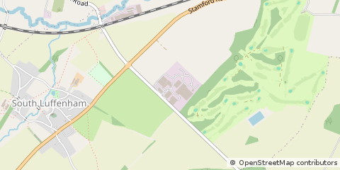 Map of Oakham, Rutland