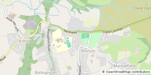Map of Swansea