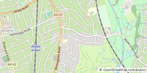 Map of Sutton Coldfield