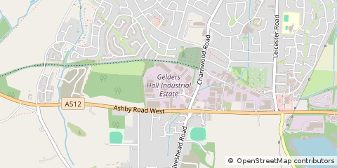Map of Leicestershire