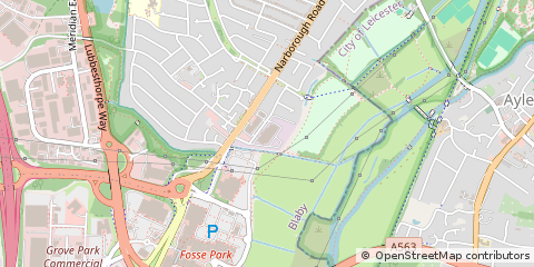 Map of Leicester