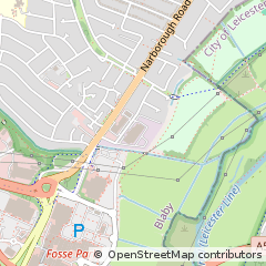 Map of Leicester