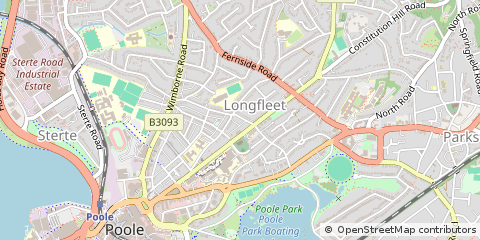 Map of Poole