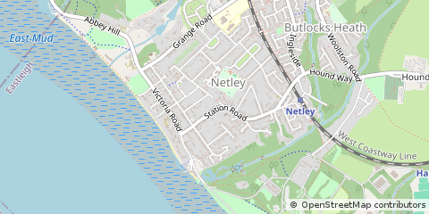 Map of Southampton, Hampshire
