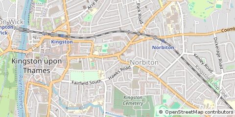 Map of Kingston Upon Thames