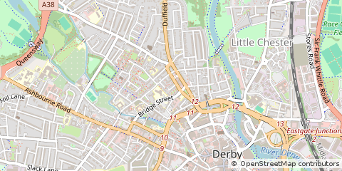 Map of Derby