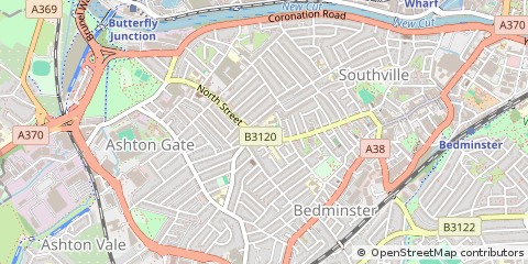 Map of Bristol, City of Bristol
