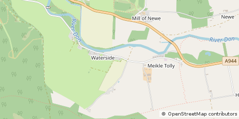 Map of Strathdon, Aberdeenshire