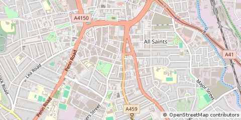 Map of Wolverhampton