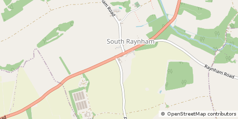 Map of Fakenham, Norfolk