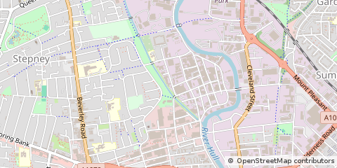 Map of Hull, East Yorkshire