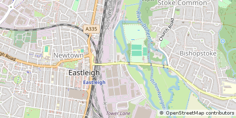 Map of Eastleigh