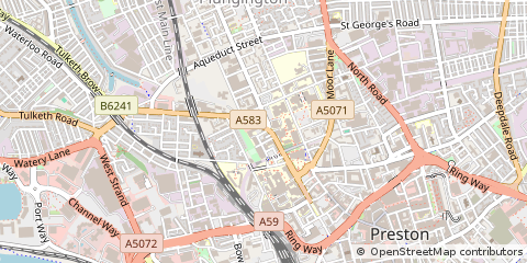 Map of Preston