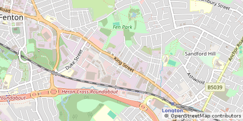Map of Stoke-on-Trent