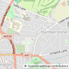 Map of Leicester, Leicestershire