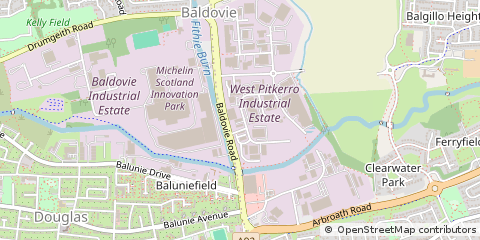 Map of Dundee