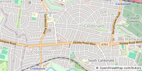Map of Glasgow
