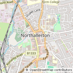 Map of Northallerton, North Yorkshire