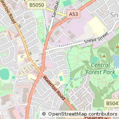 Map of Stoke-on-Trent