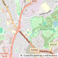 Map of Stoke on Trent