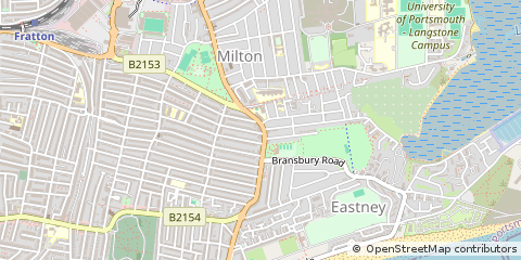 Map of Southsea, Hampshire