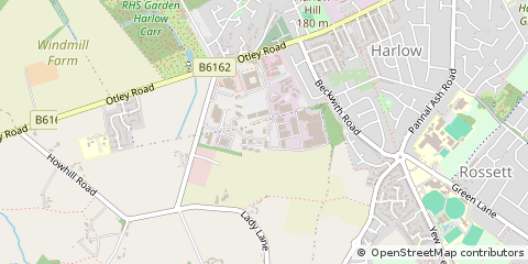 Map of Harrogate, North Yorkshire