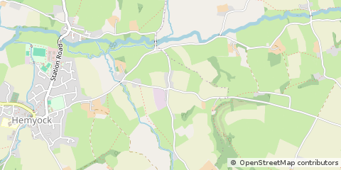 Map of Cullompton, Devon