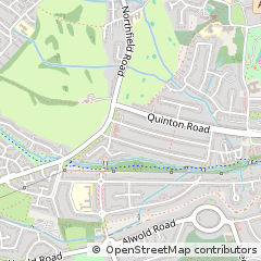 Map of Birmingham, Warwickshire