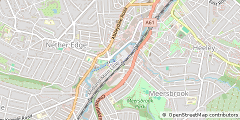 Map of Sheffield