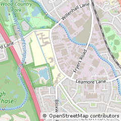 Map of Bloxwich, Walsall, West Midlands,