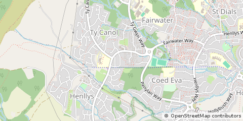 Map of Cwmbran