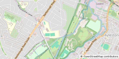 Map of Leicester