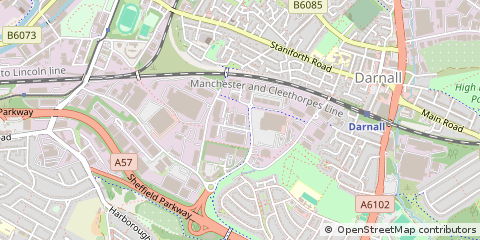 Map of Sheffield