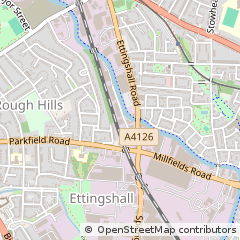 Map of Wolverhampton, West Midlands