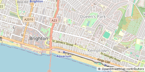 Map of Brighton, East Sussex