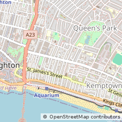 Map of Brighton, East Sussex