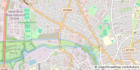 Map of Norwich