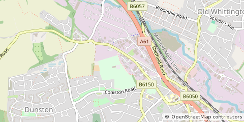 Map of Chesterfield