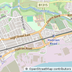 Map of Tyne and Wear, Tyne & Wear