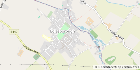 Map of Dunstable, Bedfordshire