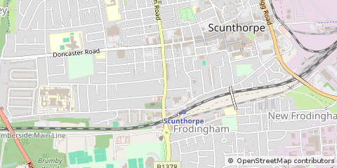 Map of Scunthorpe