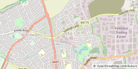 Map of Kingswinford, West Midlands
