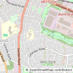 Map of Stoke-on-Trent