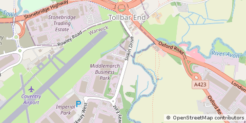 Map of Coventry, West Midlands