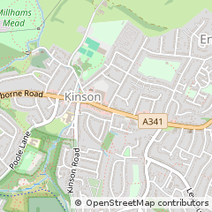 Map of Bournemouth, Dorset